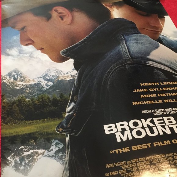 Brokeback Mountain Movie Poster Cowboy 🎥 👀 🎞️ - Picture 3 of 13